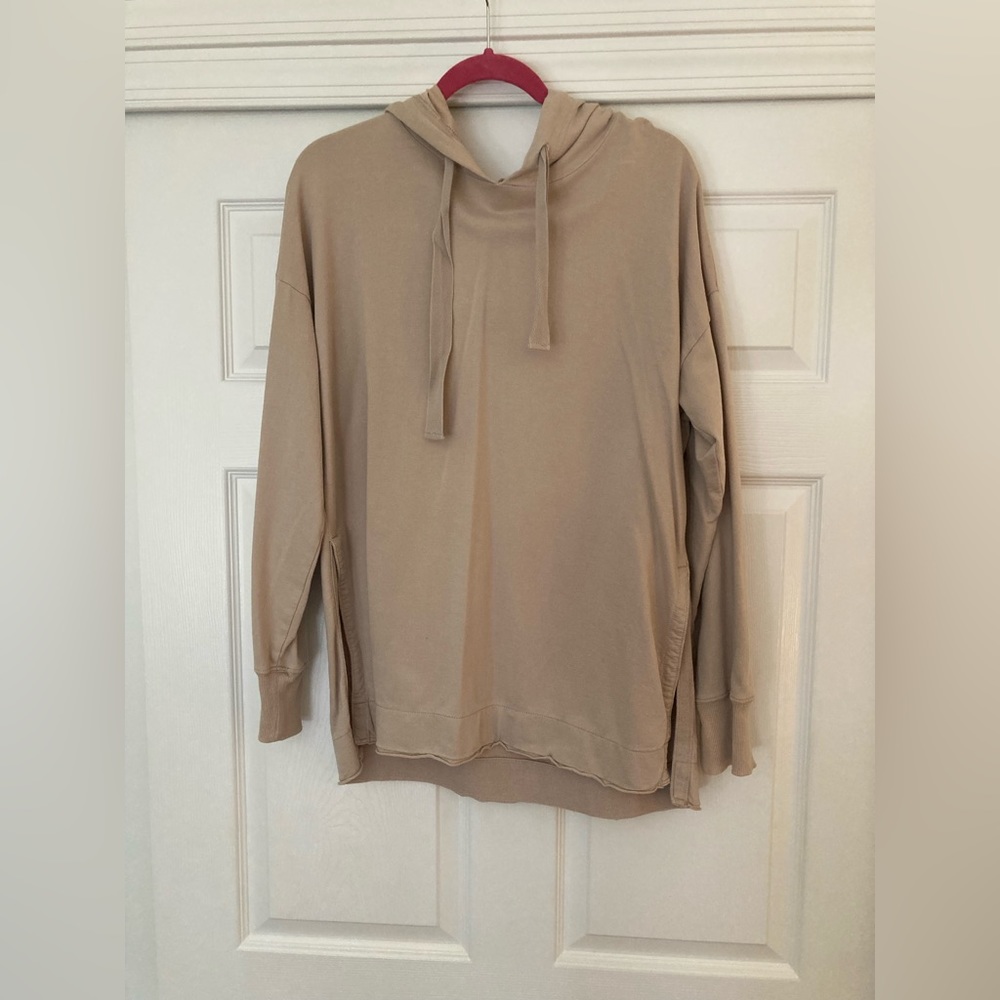 Aerie tan hooded sweatshirt!